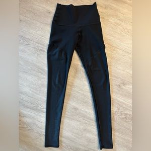 Emily Hsu Designs Black Mesh Leggings